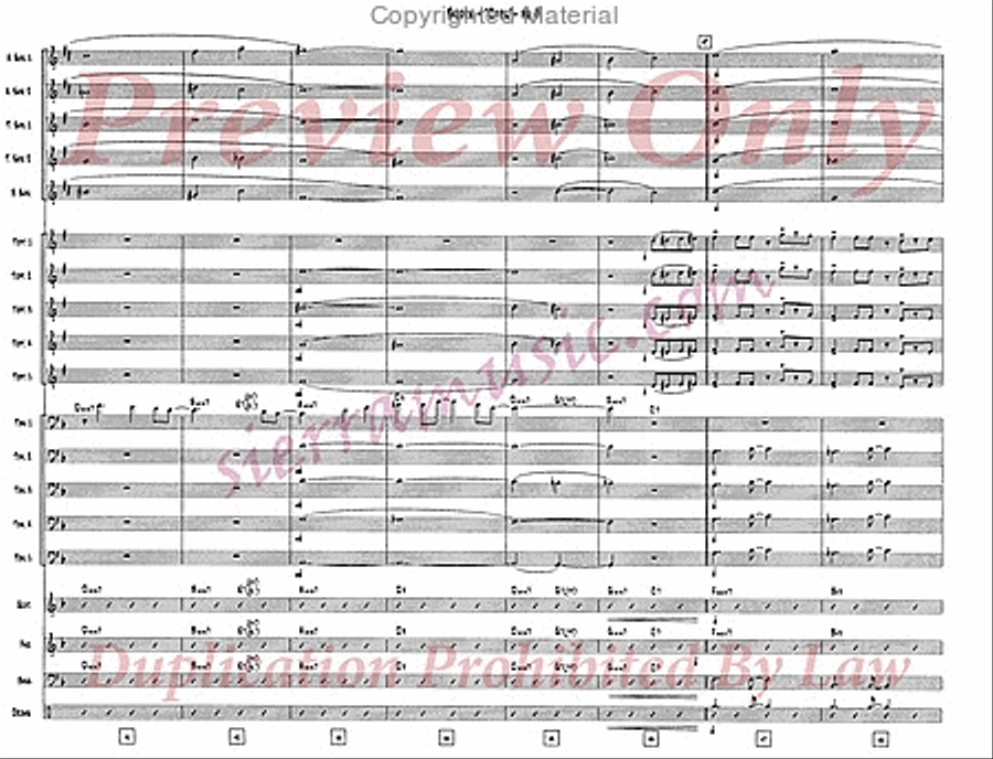 Carl Carl Jazz Ensemble scores gallery preview page 7