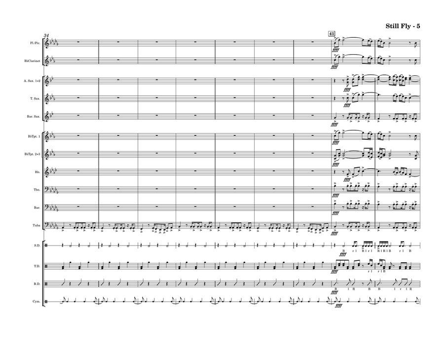 Still Fly Marching Band scores gallery preview page 5