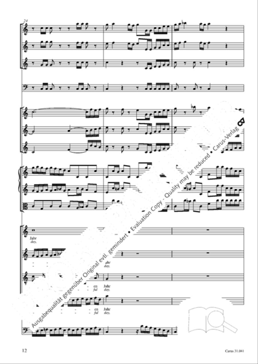 O Lord, we come to praise thee 4-Part scores gallery preview page 13