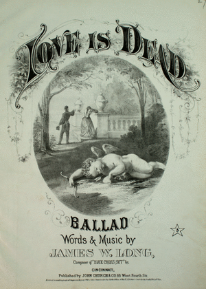 Book cover for Love is Dead. Ballad