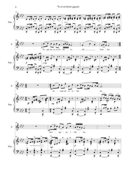Rima 1. Yo sé un himno (soprano & Piano) image number null