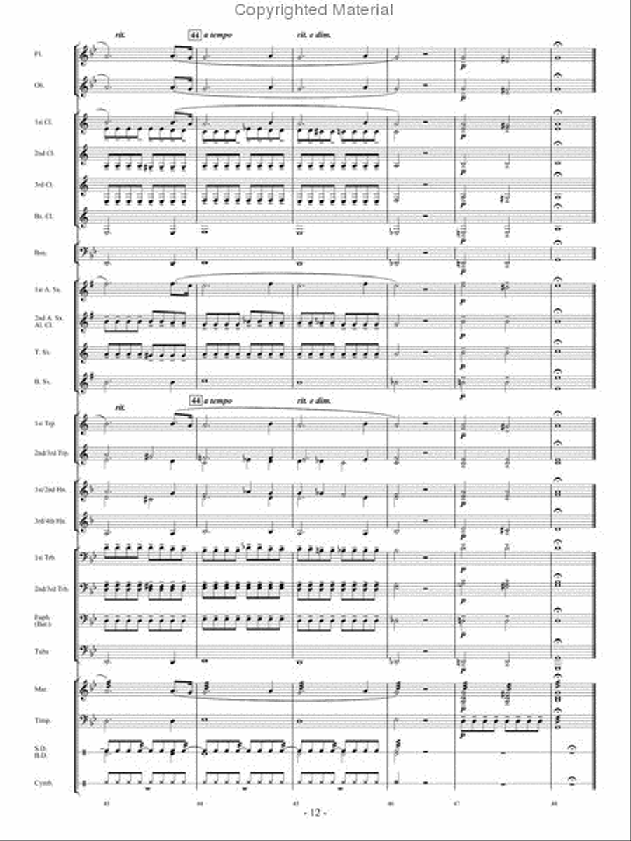 Prelude, Opus 28, No. 4 Prelude, Opus 28, No. 4 Concert Band scores gallery preview page 11