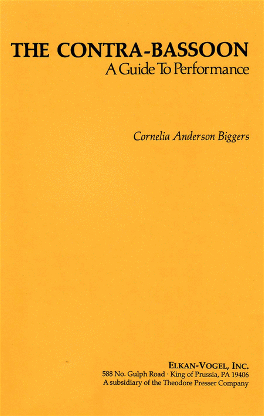 The Contra-Bassoon Chamber Music scores gallery preview page 1