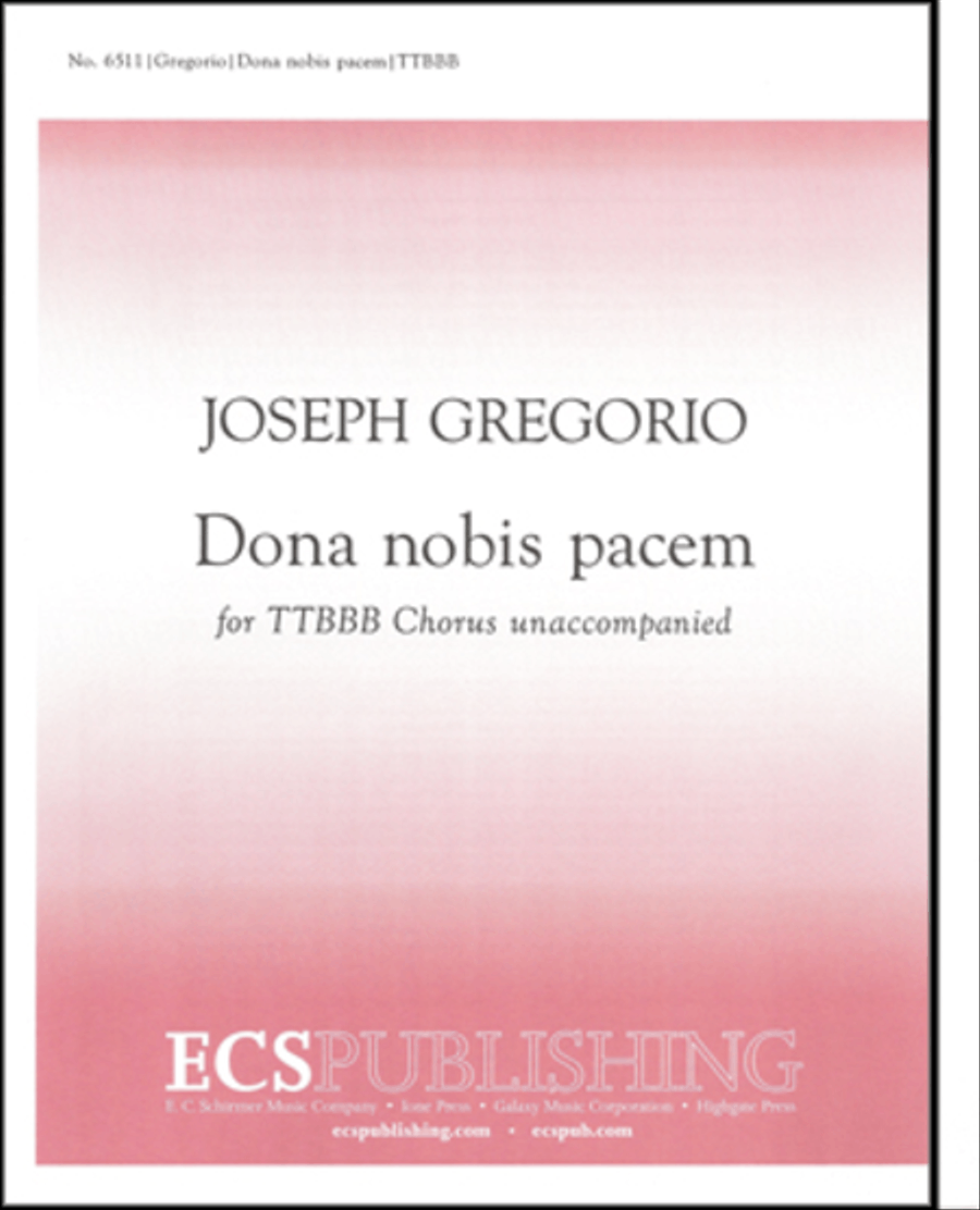 Dona nobis pacem TTBB scores gallery preview page 1