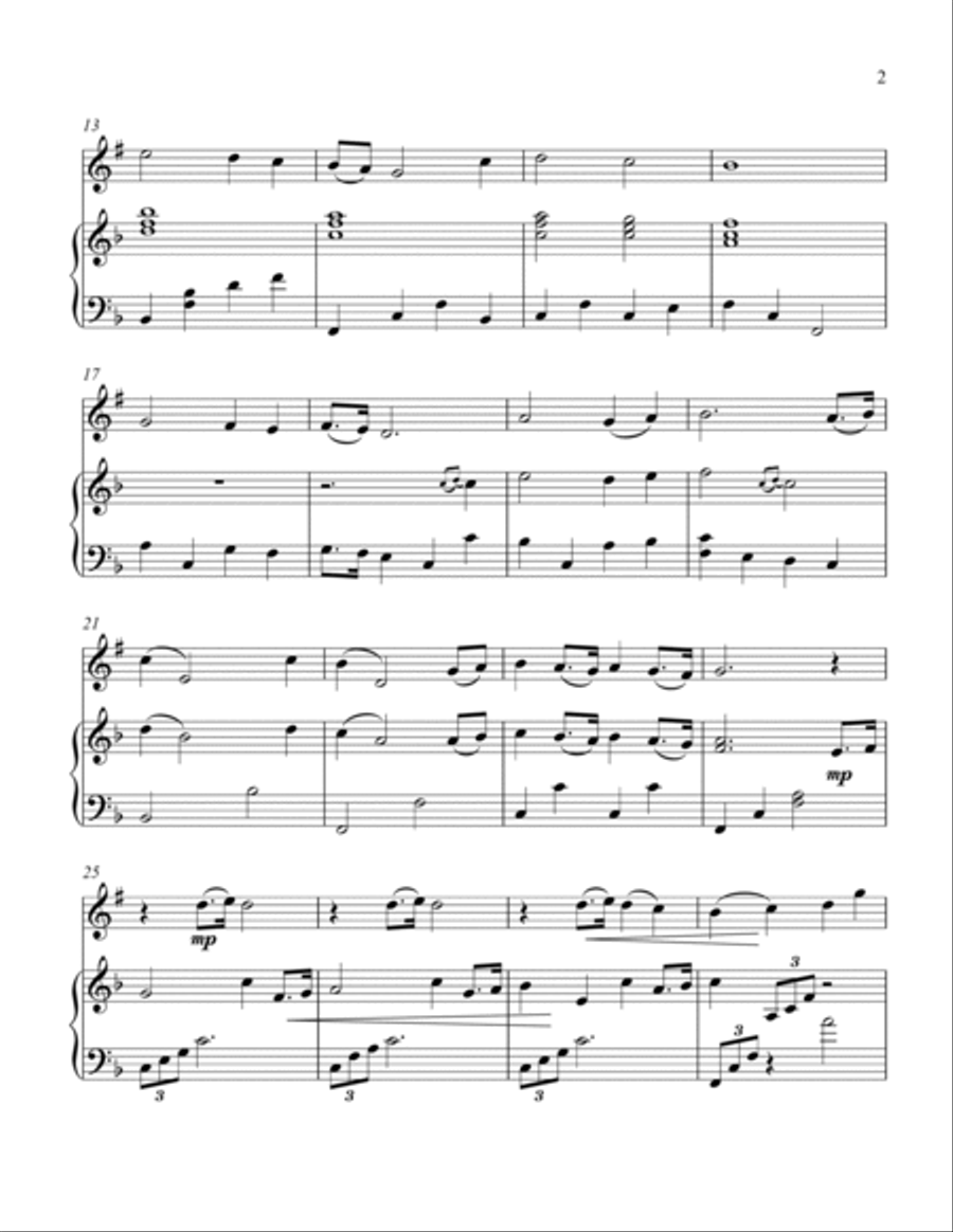 God Bless America B-Flat Clarinet scores gallery preview page 3