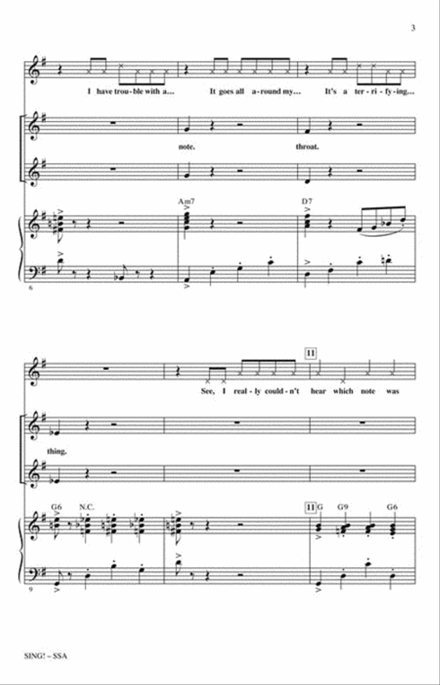 Sing! Sing! SSA scores gallery preview page 3