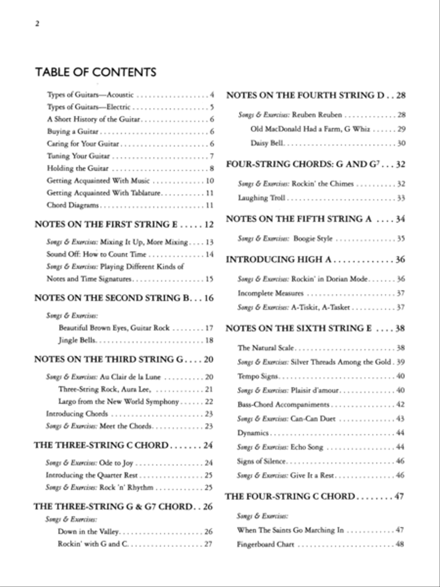 Basix TAB Guitar Method, Book 1 Guitar Tablature scores gallery preview page 4