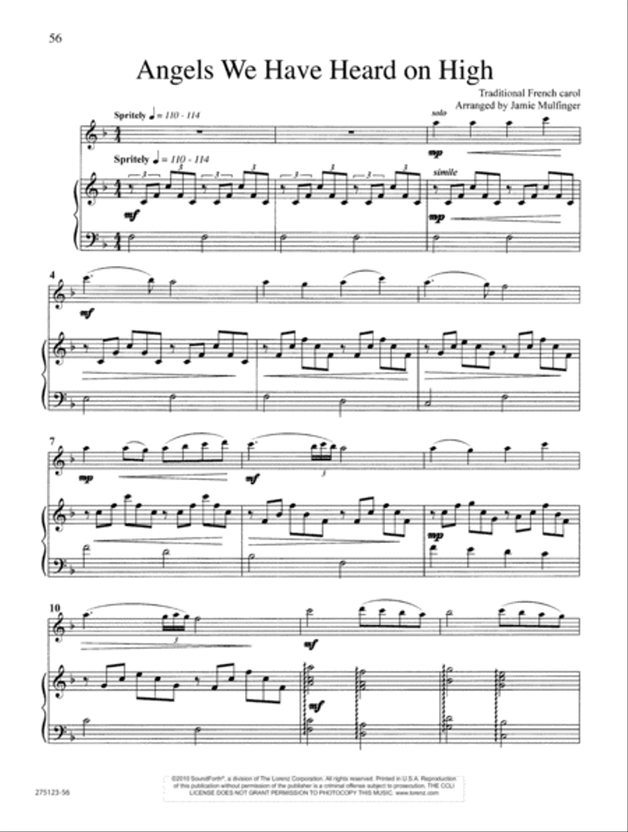 Christmas Journeys Flute Solo scores gallery preview page 26