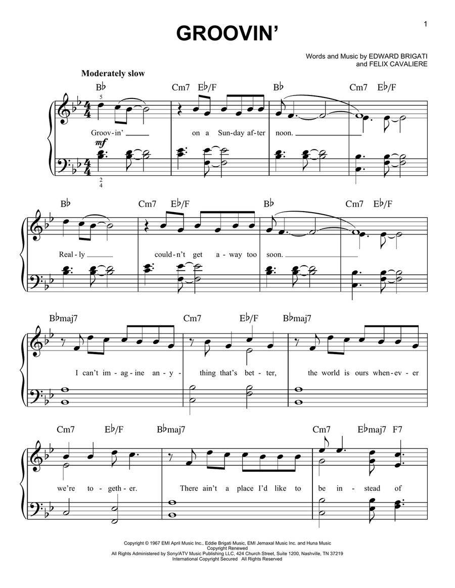 Groovin' Easy Piano scores gallery preview page 1