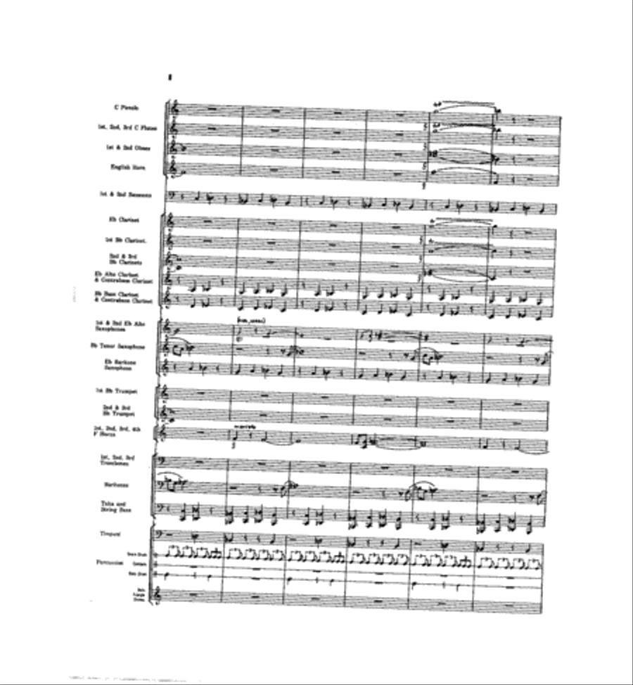 Caccia and Chorale Concert Band scores gallery preview page 7