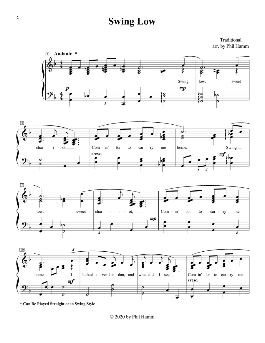 Jazzy Hymn Arrangements-Book Five-3rd Edition Piano Method scores gallery preview page 3