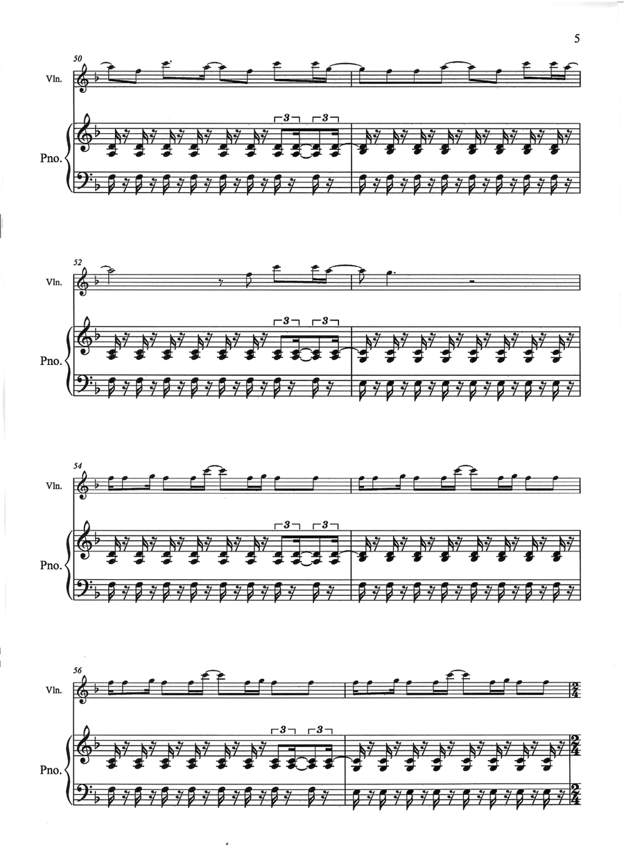 Faded Faded Violin Solo scores gallery preview page 5