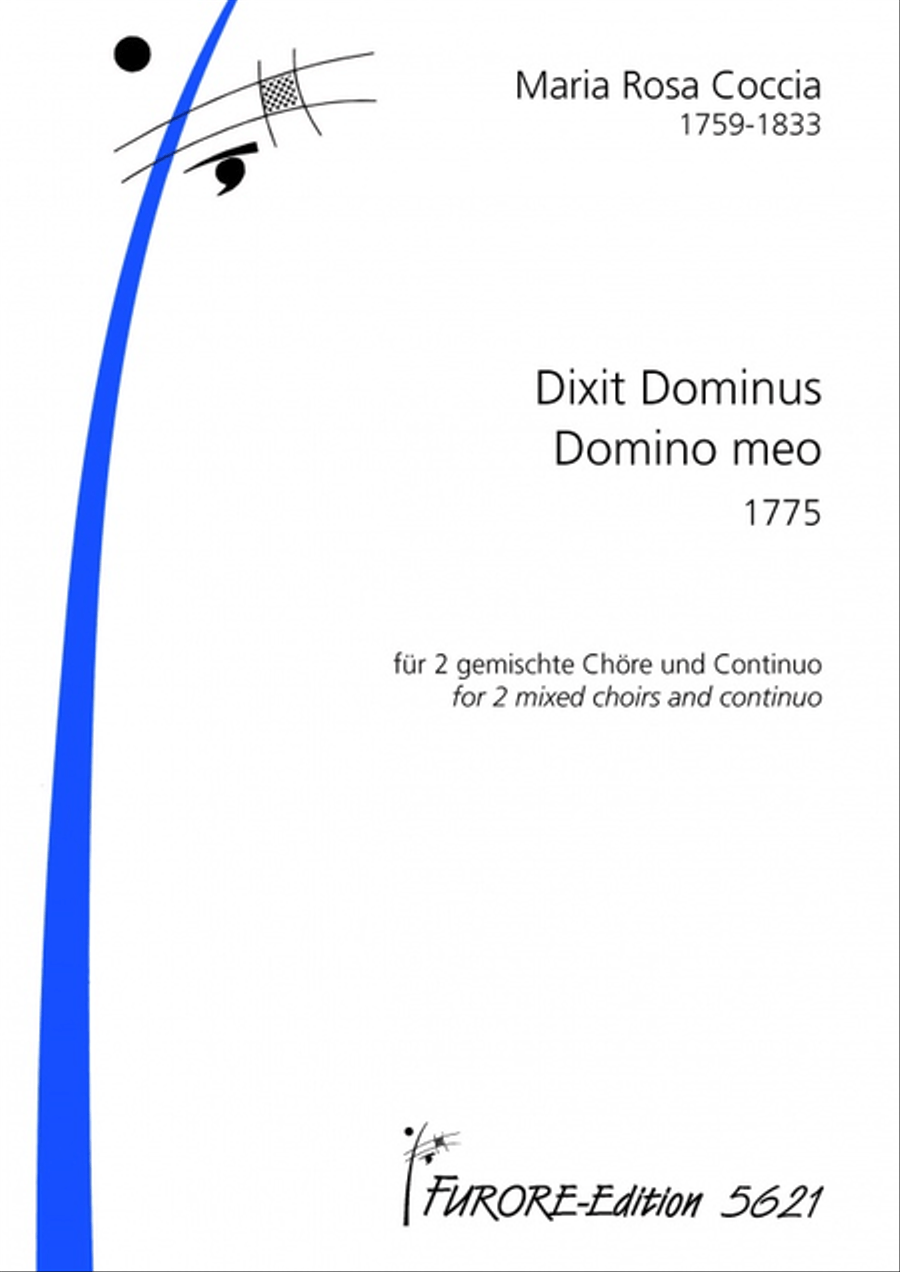 Dixit Dominus Domino meo Mixed Choir scores gallery preview page 1