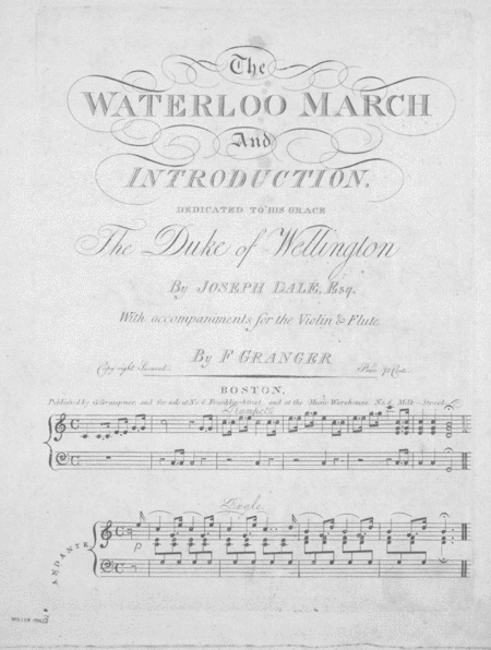The Waterloo March And Introduction