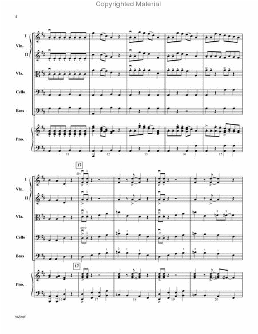 Roadrunner Rally String Orchestra scores gallery preview page 3