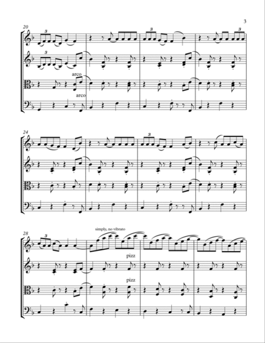 Better Together String Quartet scores gallery preview page 6