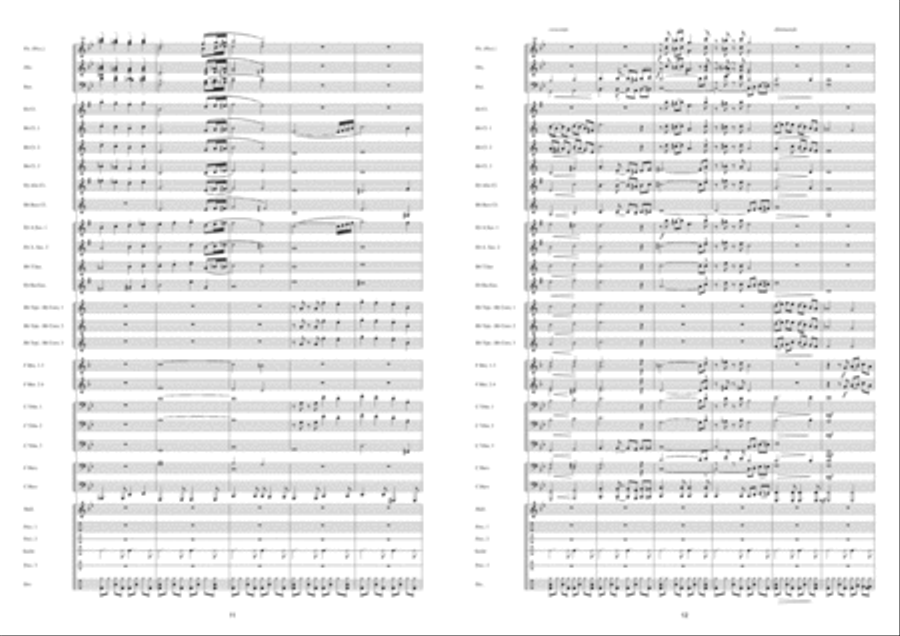 Olhos Verdes Concert Band scores gallery preview page 7