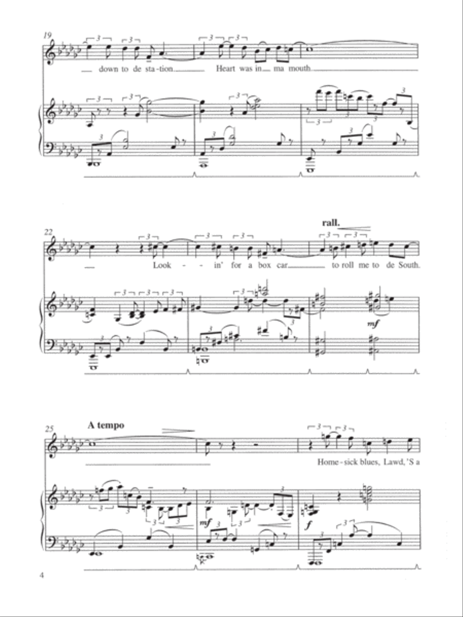 [Adams] Homesick Blues (from The Wider View) Voice scores gallery preview page 6