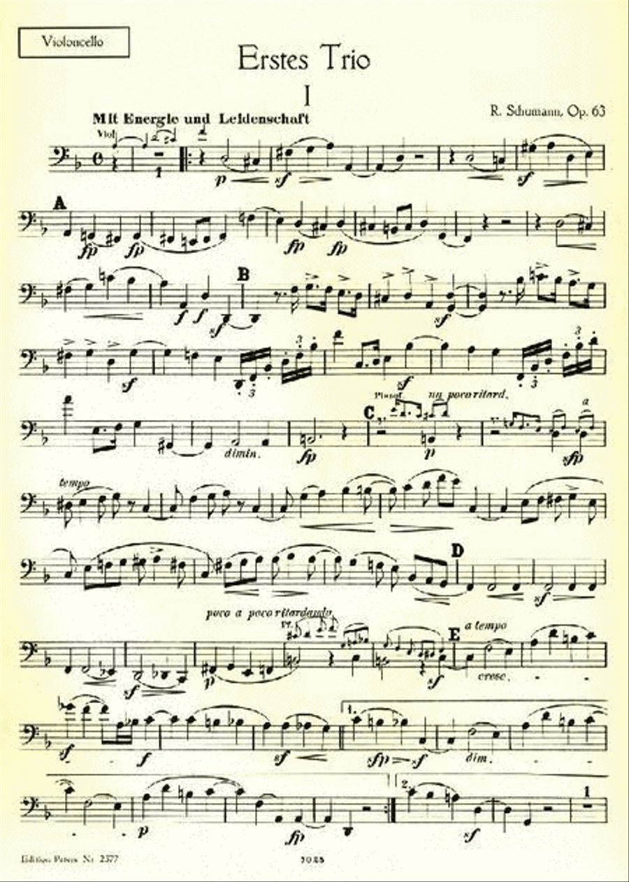 Märchenbilder (Fairy-Tale Pictures) Op. 113 for Viola (Violin) and Piano Violin scores gallery preview page 5