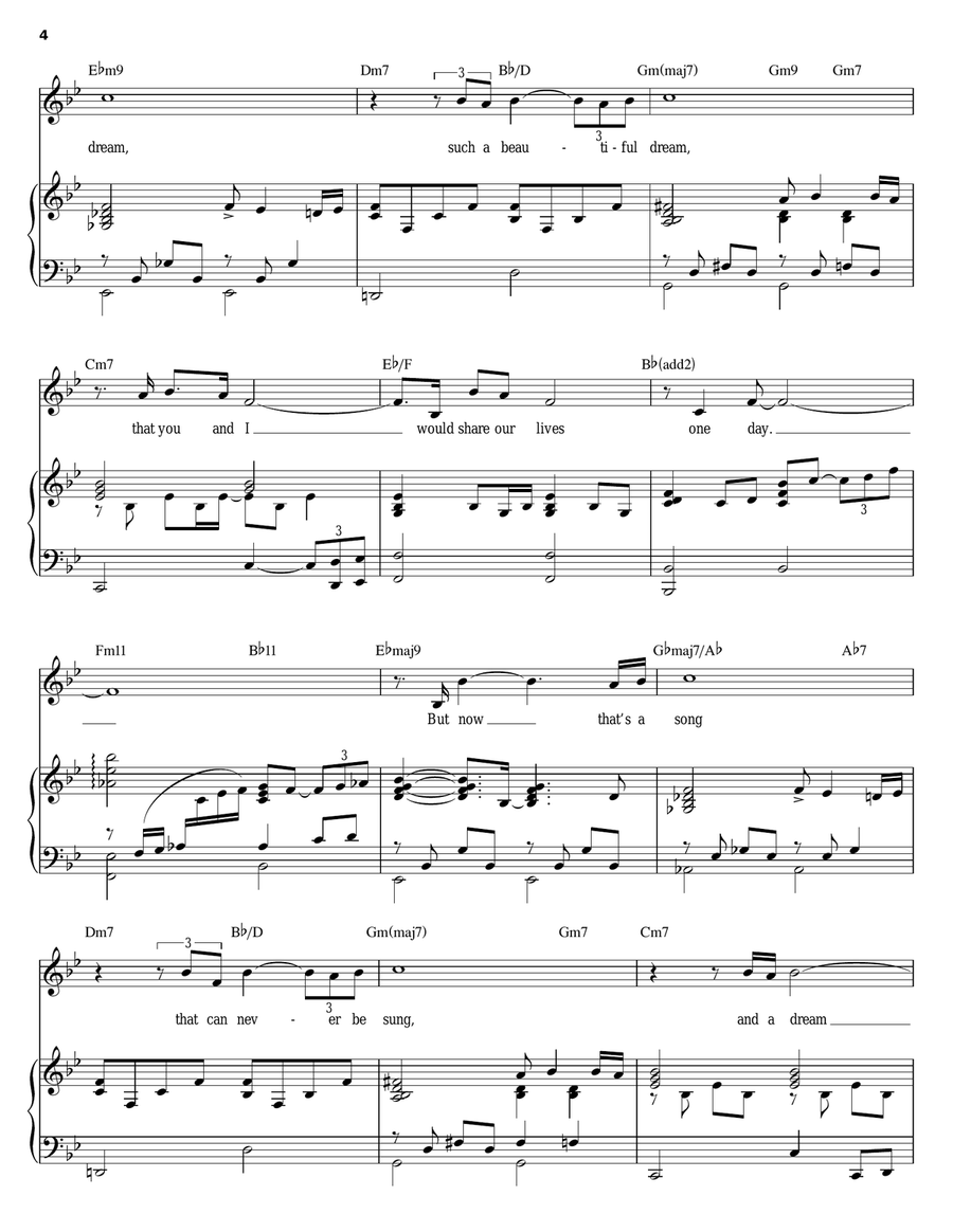 Where Does Love Go? Piano, Vocal scores gallery preview page 4