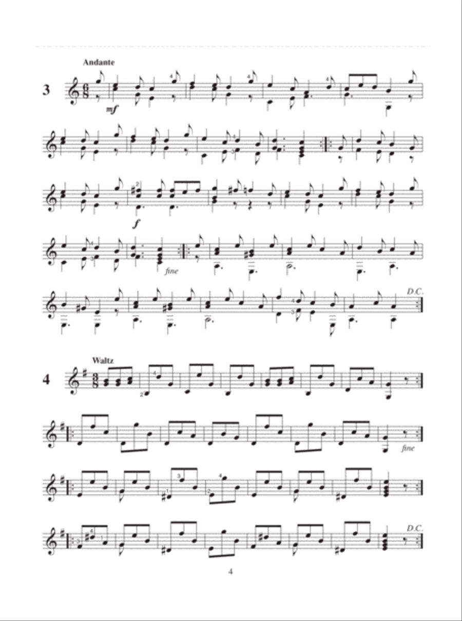 65 Gradually Progressive Pieces and 6 Studies Lute scores gallery preview page 5