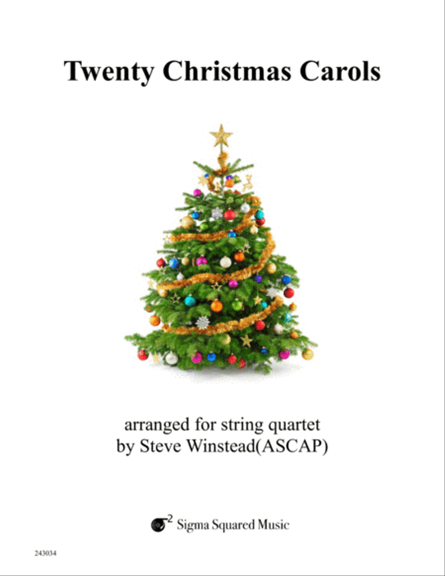 Twenty Christmas Carols for String Quartet image number null