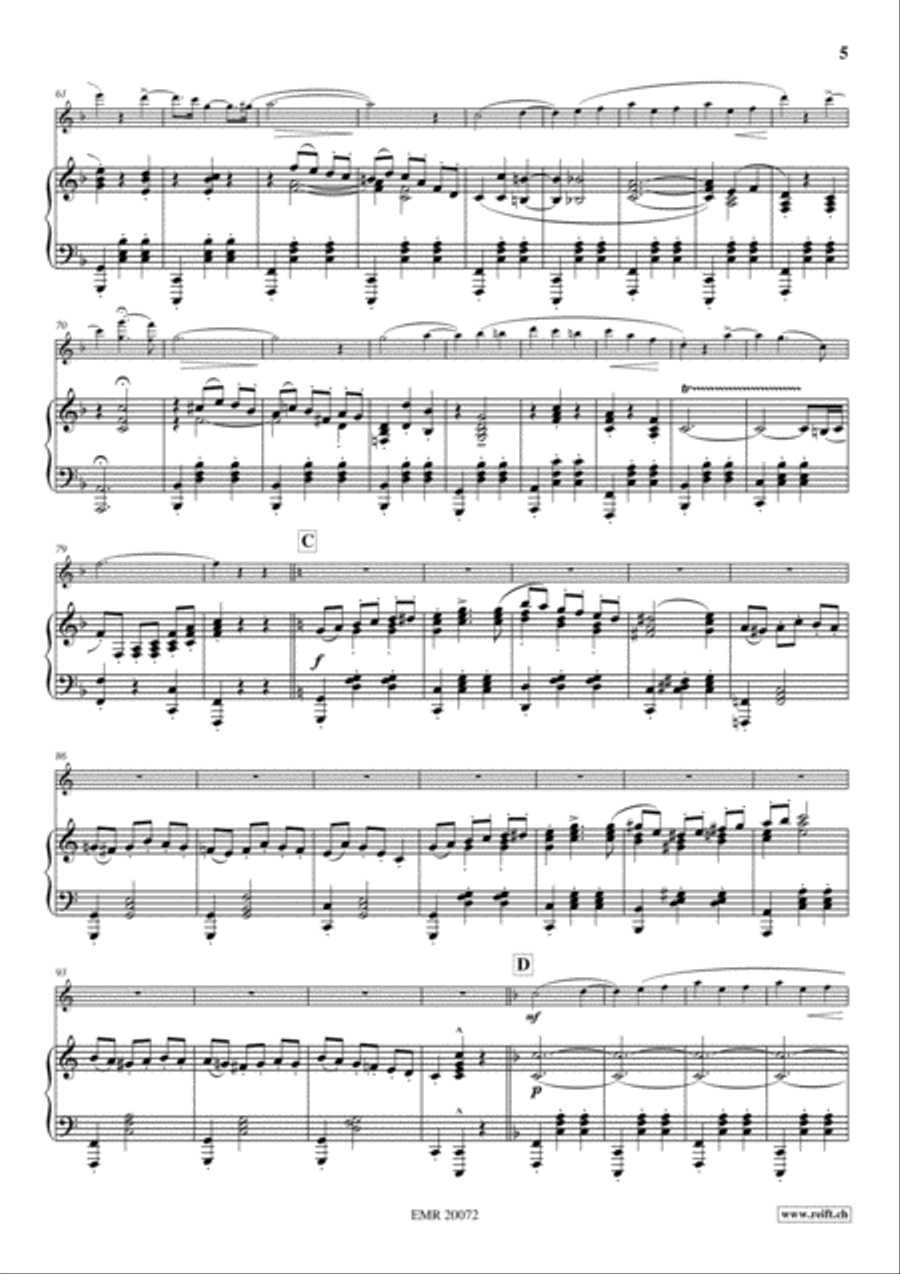 Thoughts Of Love Flute Solo scores gallery preview page 5