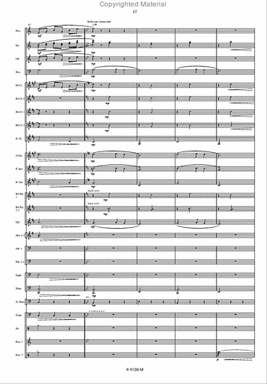 Suite de Noel Concert Band scores gallery preview page 3