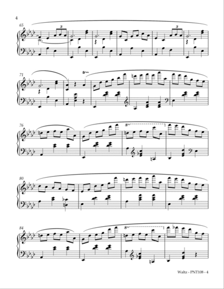 Waltz in Ab major, Opus 42 Piano Method scores gallery preview page 4