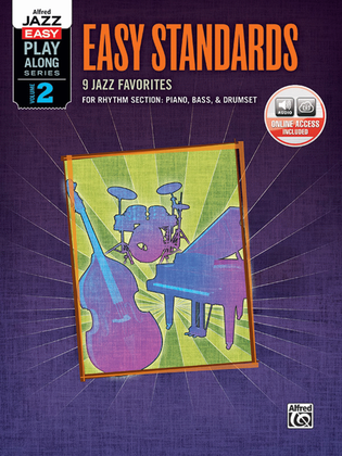 Book cover for Alfred Jazz Easy Play-Along -- Easy Standards, Volume 2