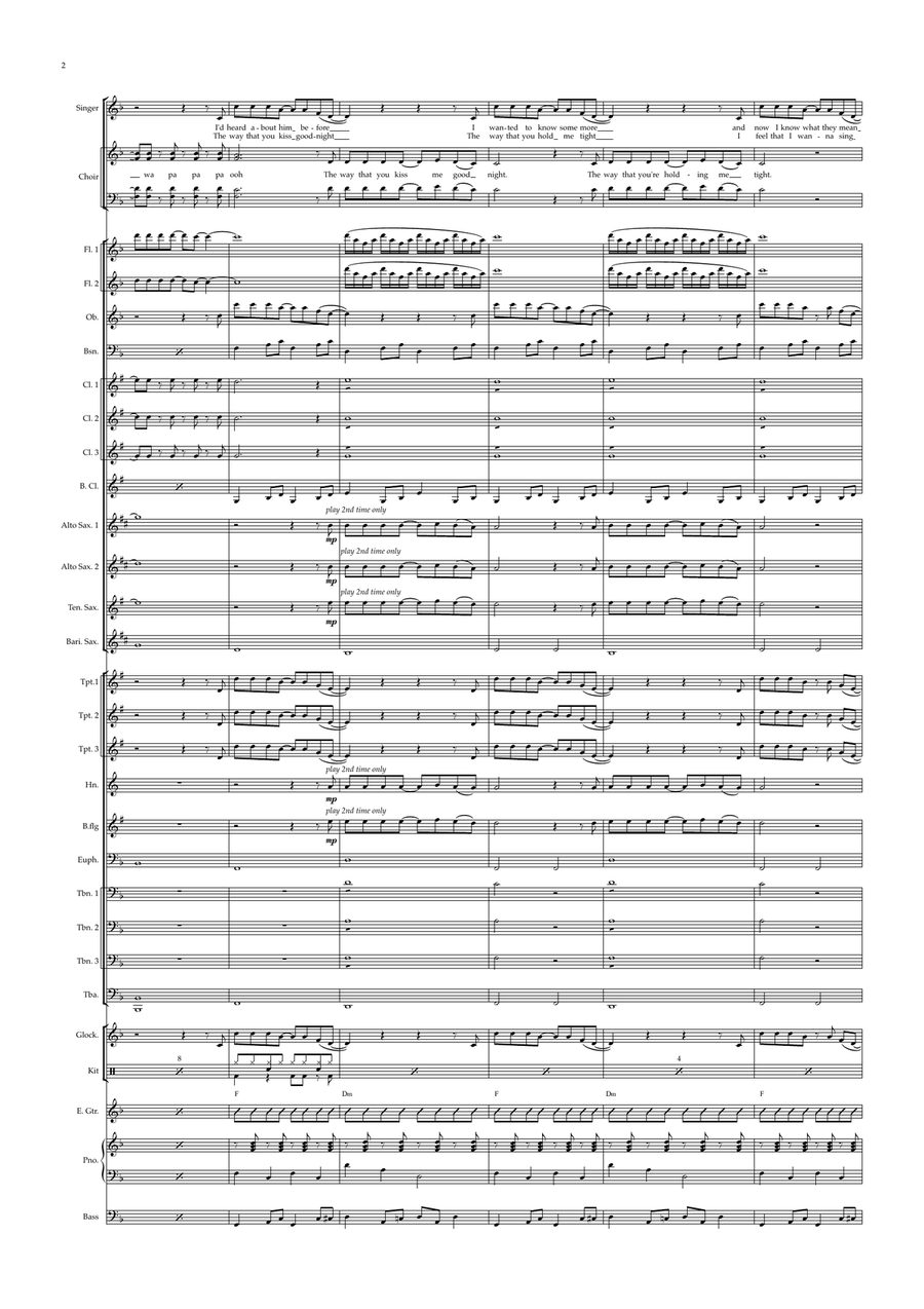 Honey, Honey Concert Band scores gallery preview page 4