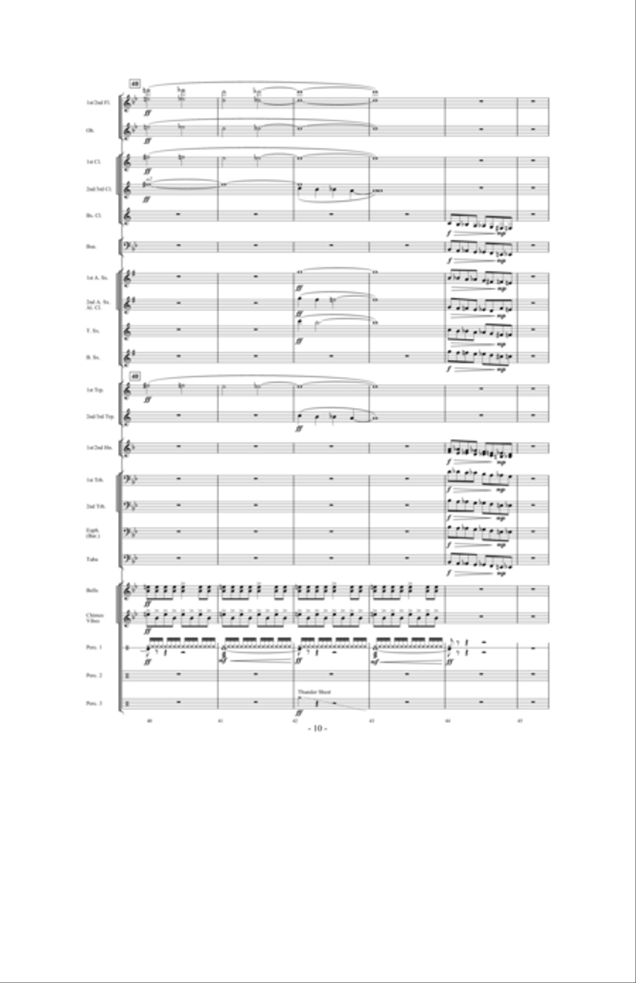 Force Majeure Force Majeure Concert Band scores gallery preview page 9