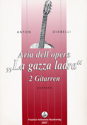 Book cover for Aria dell'opera "La Gazza ladra", op. 8