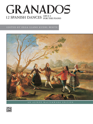 Book cover for Twelve Spanish Dances, Op. 5