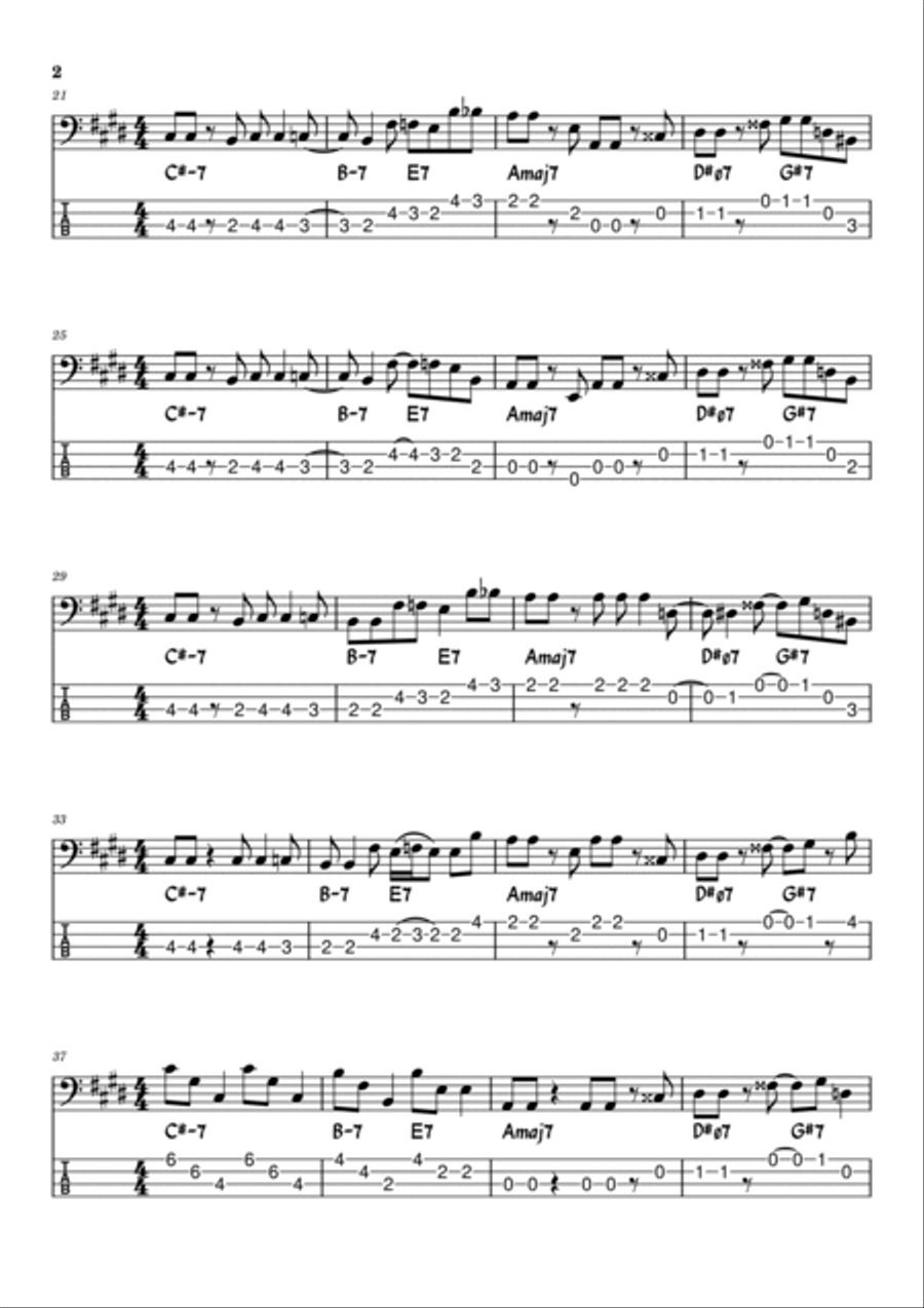 Red Clay Guitar Tablature scores gallery preview page 2