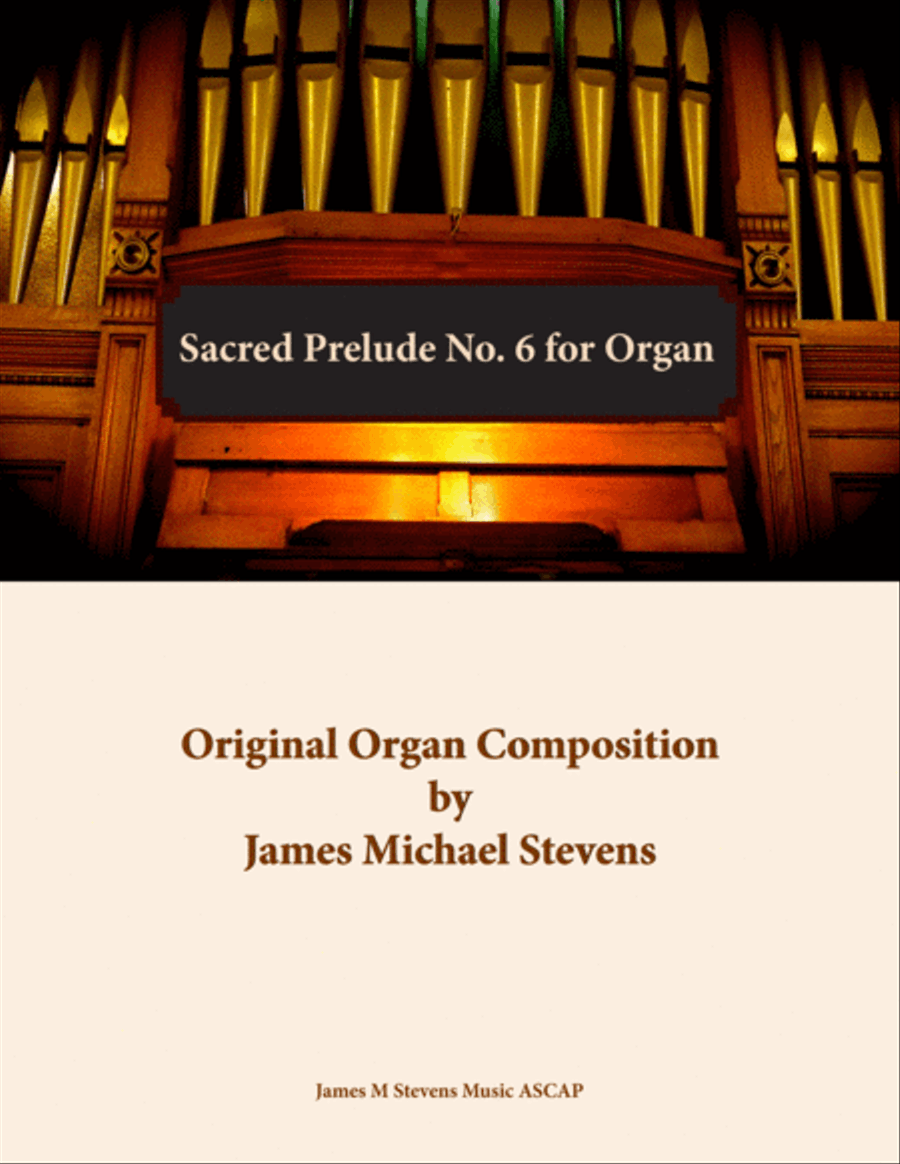 Sacred Prelude No. 6 for Organ in A Flat Major Organ Solo scores gallery preview page 1