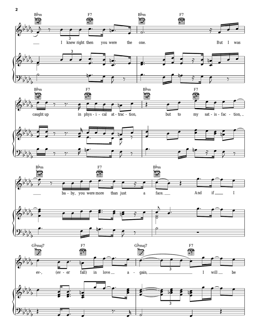 If I Ever Fall In Love A Cappella scores gallery preview page 2