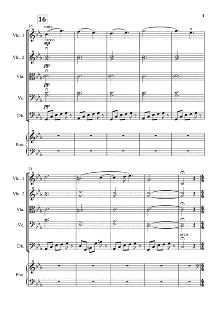 Defiance Underscore Piano Quintet scores gallery preview page 5