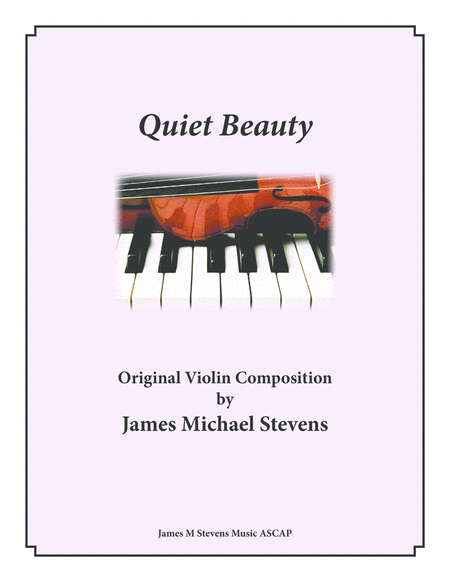 Quiet Beauty - Violin & Piano image number null