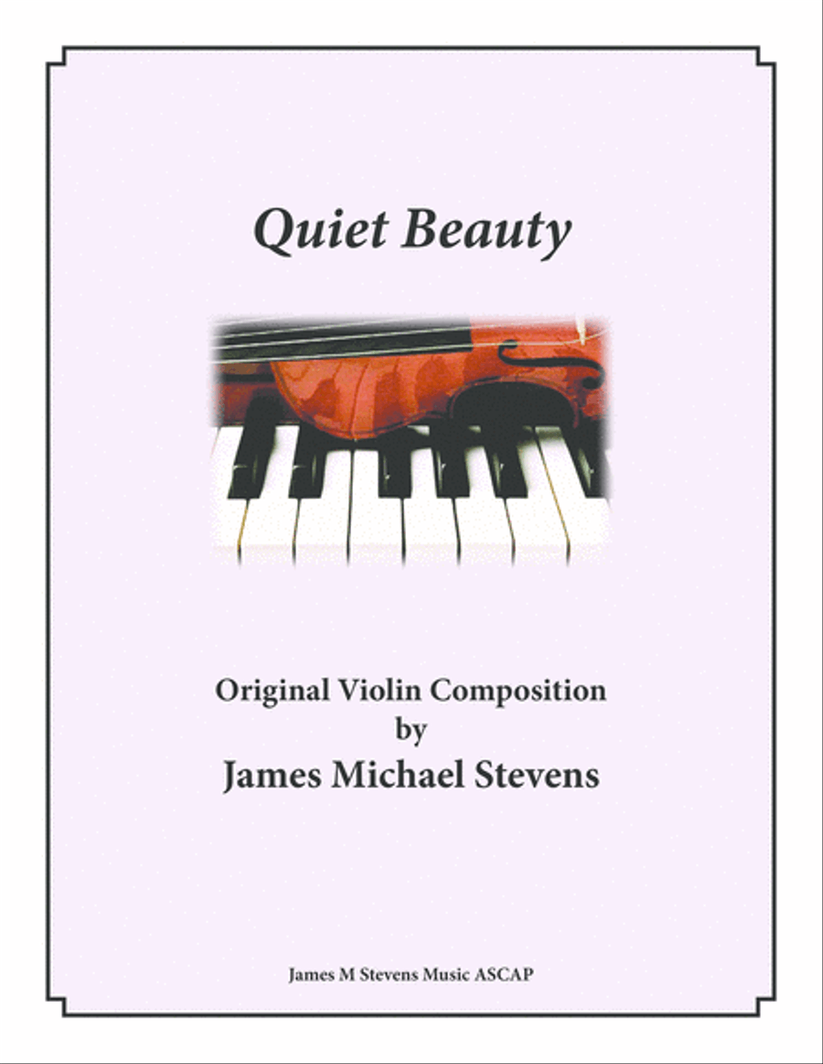 Quiet Beauty - Violin & Piano Quiet Beauty - Violin & Piano Violin Solo scores gallery preview page 1