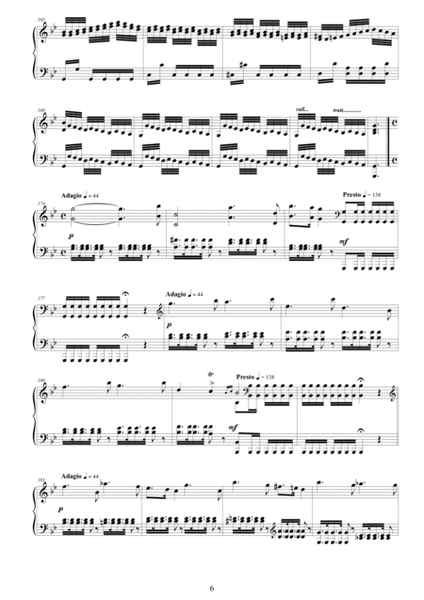 Vivaldi - Violin Concerto No.2 in G minor 'L'estate', RV 315 - Piano solo image number null