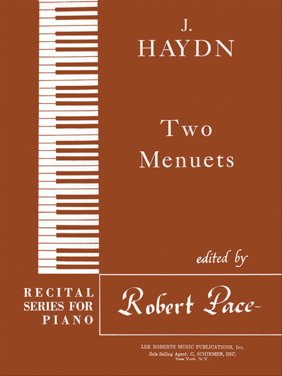 Two Menuets Piano Method scores gallery preview page 1