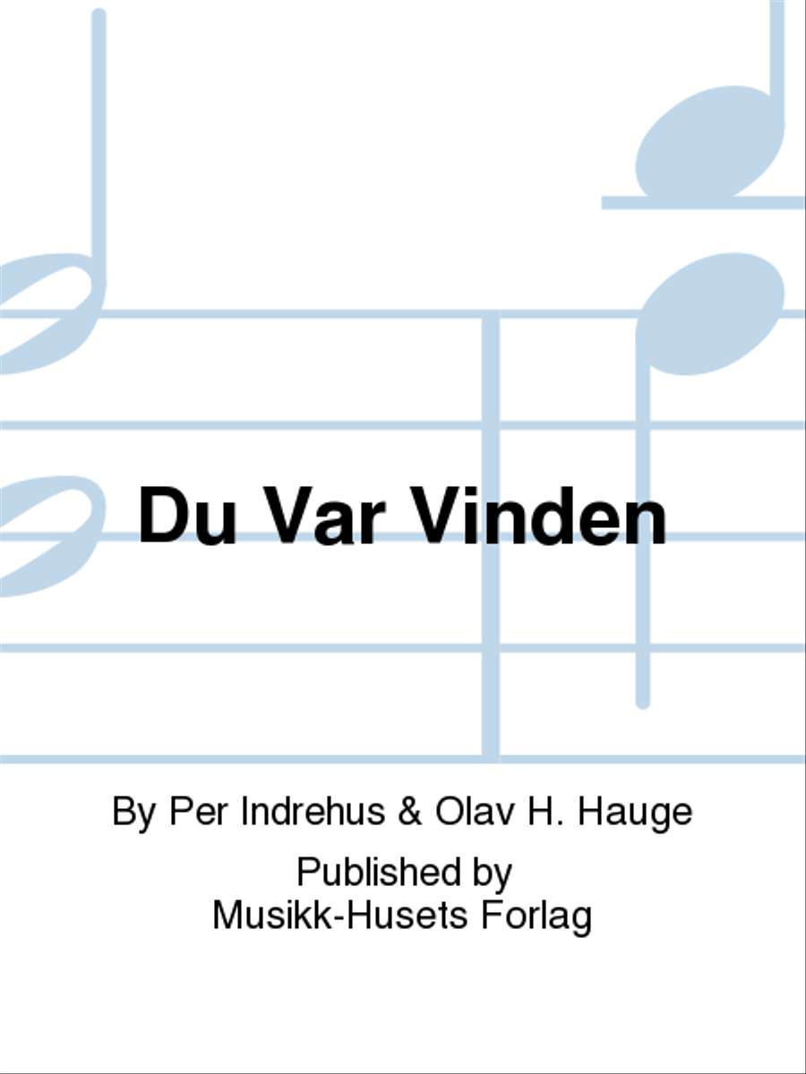 Du Var Vinden Mixed Choir scores gallery preview page 1