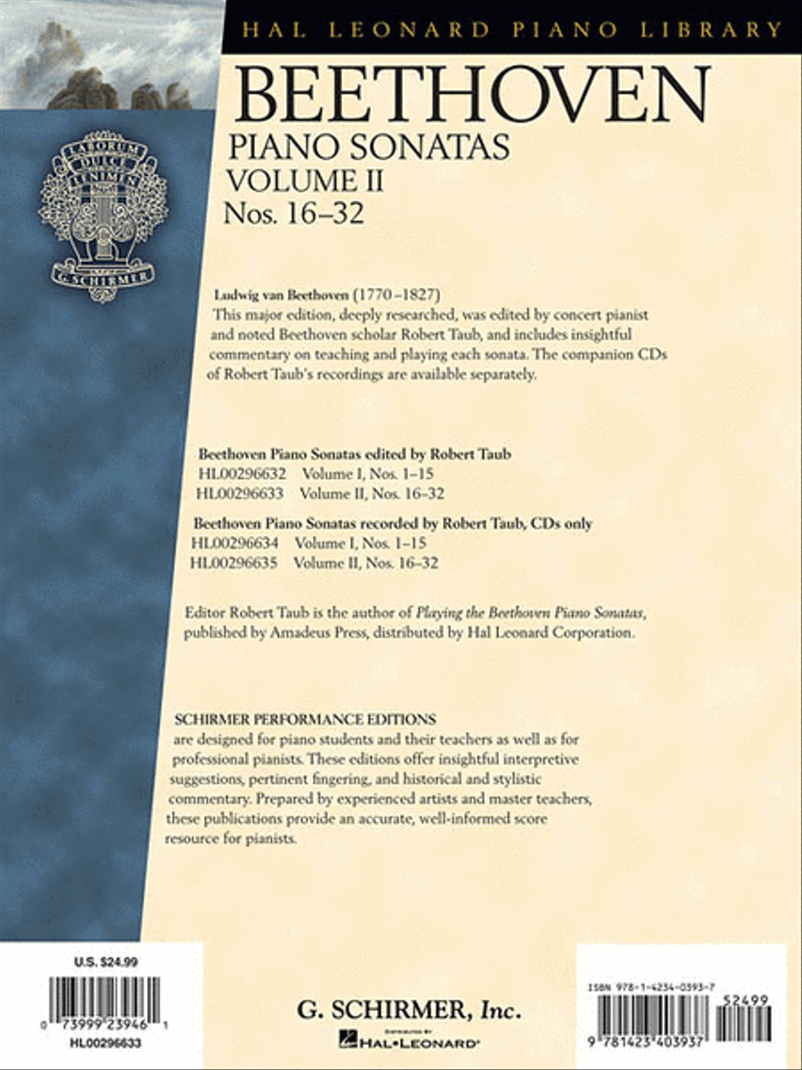 Beethoven - Piano Sonatas, Volume II - Book Only Piano Solo scores gallery preview page 2