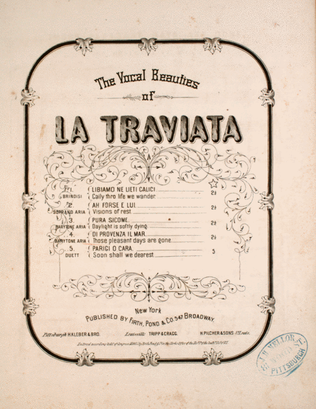 The Vocal Beauties of La Traviata. Di Provenza Il Mar. Those Pleasant Days are Gone