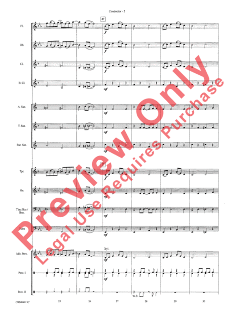 Pennsylvania 6-5000 Pennsylvania 6-5000 Concert Band scores gallery preview page 7