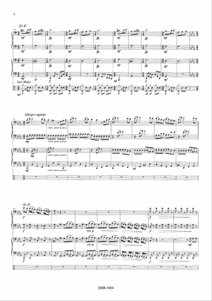 Der Unvollendeten Vollendung Tuba Quartet scores gallery preview page 5
