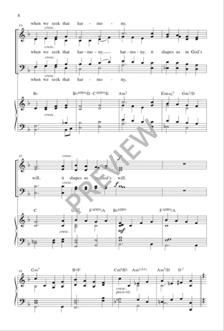 With Sweetest Music 4-Part scores gallery preview page 9