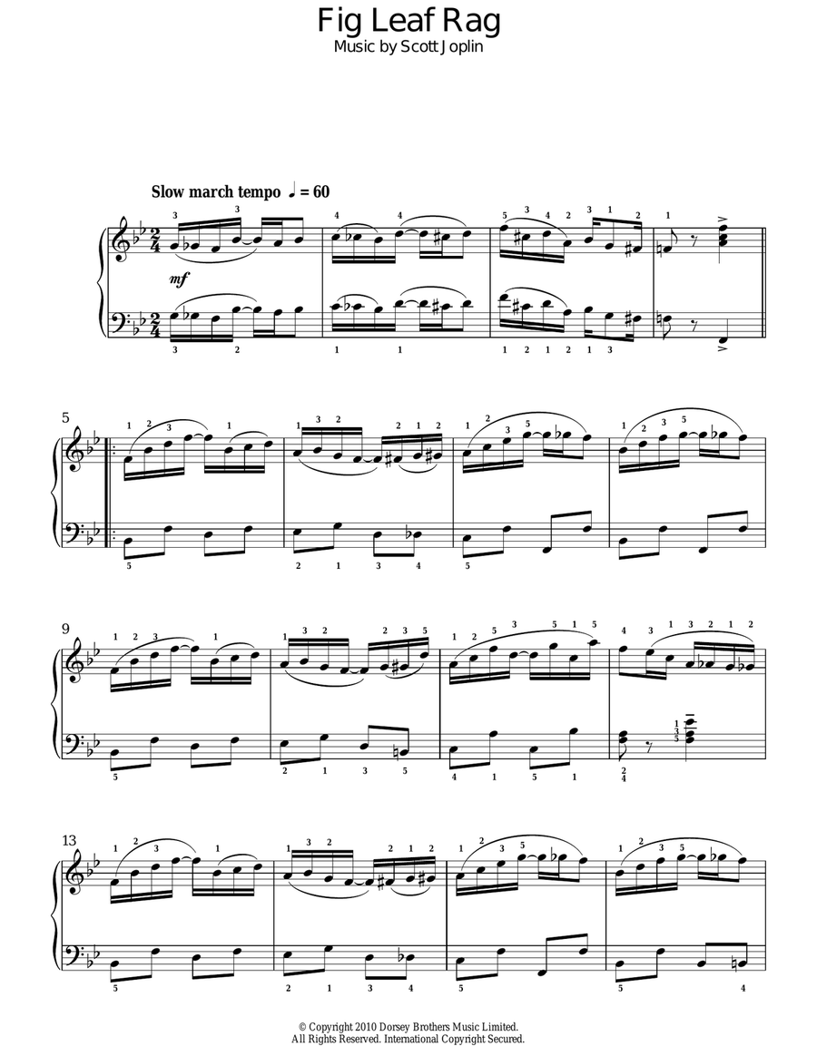 Fig Leaf Rag Fig Leaf Rag Voice scores gallery preview page 1