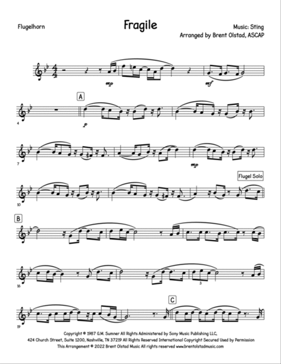 Fragile Small Ensemble scores gallery preview page 2
